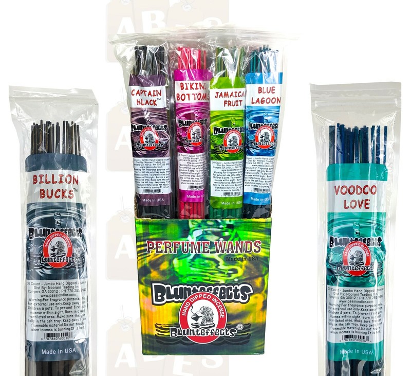 BluntEffects Long JUMBO Incense Sticks Air Freshener 19″ 30ct Hand Dipped CHOOSE