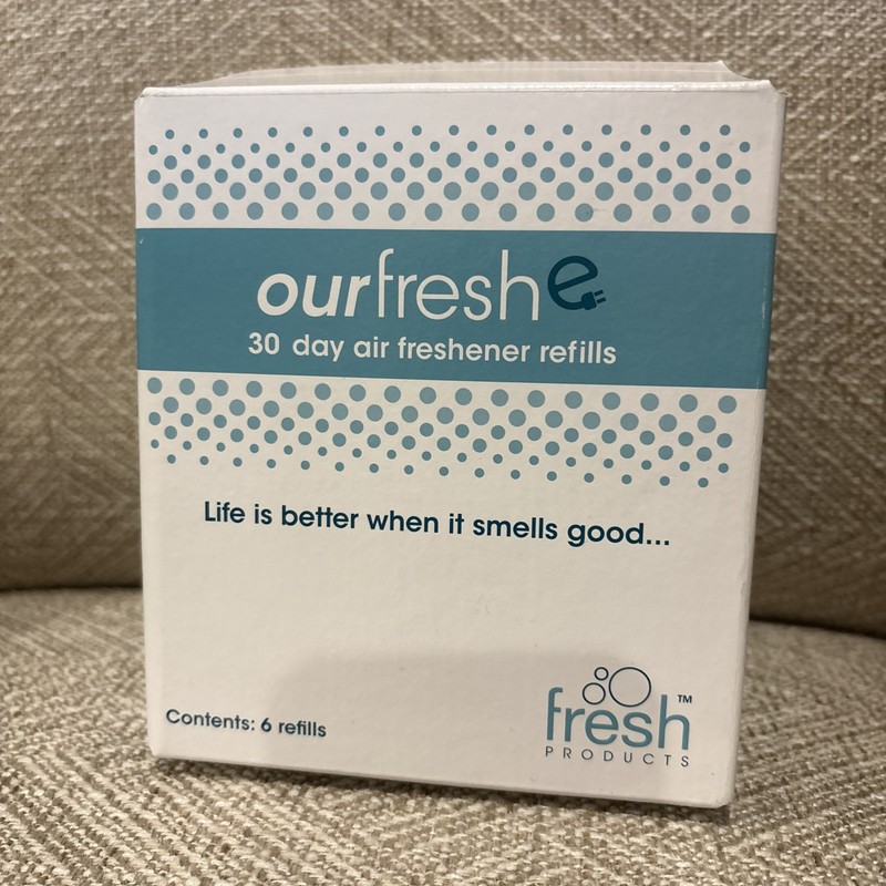 OurfreshE Air Freshener (6-Refills) Scent Lasts 30-Days Each USA