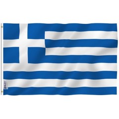 Anley Fly Breeze 3×5 Foot Greece Flag – Greek National Flags Polyester