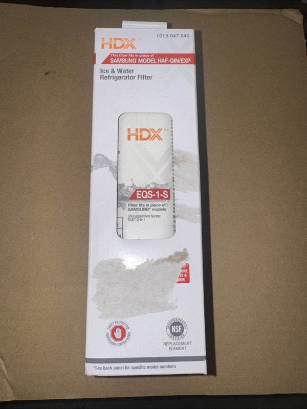 HDX EQS-1-S Standard Refrigerator Water Filters For Samsung HAF-QIN