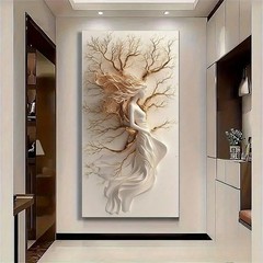 Abstract Tree of Life Canvas Painting Wall Art Canvas Mural Home Decor Picture