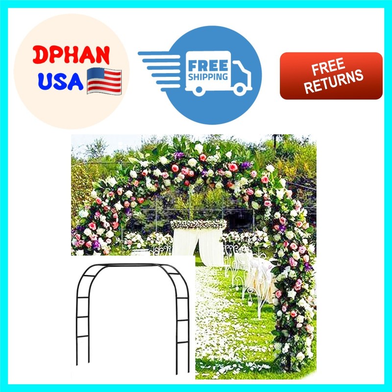 Versatile Metal Garden Arch – Adjustable Height & Width for Elegant Celebrations