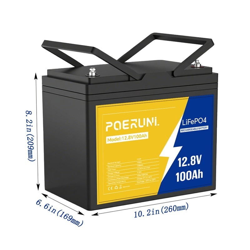 12V 300AH/200AH/100AH LiFePO4 Lithium Battery 48V 50Ah/100Ah BMS for Solar RV
