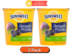 Sunsweet Amazin Prunes 16 oz Pack of 2 Dried Pitted Prunes Fresh Stock