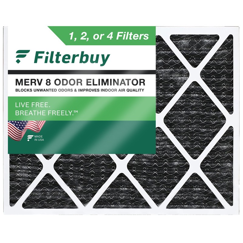 Filterbuy 20x20x5 Air Filters, Odor Eliminator AC Furnace for Trion Air Bear