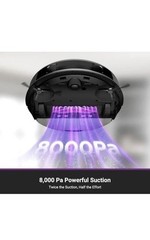 EUREKA E20 PLUS ROBOT VACUUM WITH BAGLESS SELF EMPTYING STATION, ROBOTIC – BLACK