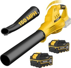 3.4 LBS Cordless Leaf Blower with 2 Batteries – Versatile Cleaning for Outdoors