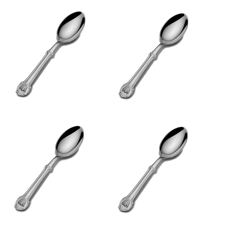 Wallace Napoleon Bee 18/10 Stainless Steel 6 3/8″ Teaspoon (Set of Four)