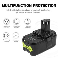 1-10X 8.0Ah 18V Lithium-Ion For RYOBI P108 P107 One Plus High Capacity Battery