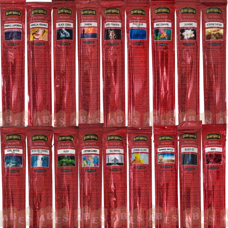Bluntwalla Long 19″ JUMBO Incense Sticks Air Freshener ~30ct Packs YOU CHOOSE