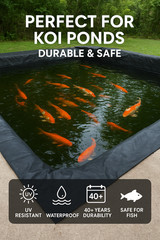 Pond Liner 1×1 35×35 35×40 35×50 35×60 35x100Spring sale, Any size,Free Shipping