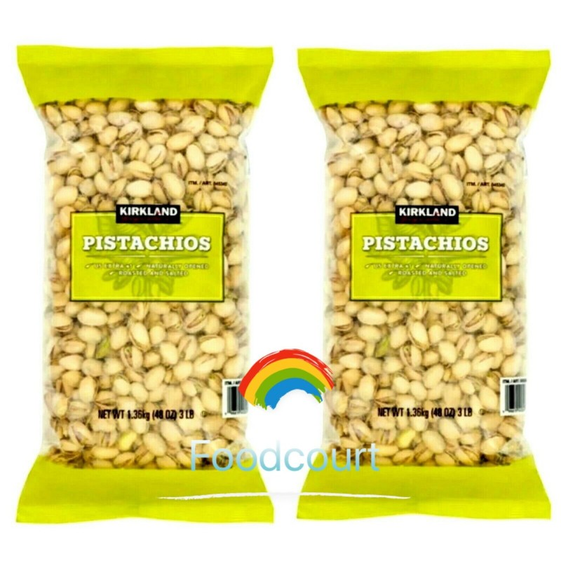 2 Packs Kirkland Signature In-Shell Pistachios 48 oz Each Pack
