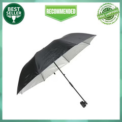 Ozark Trail Chair Umbrella with Clamp, Black, Large 42″x42″ Chair Is Not Include