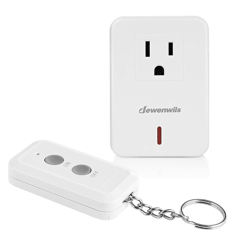 DEWENWILS Remote Control Outlet Wierless On Off Switch Plug for Light Lamp Fan