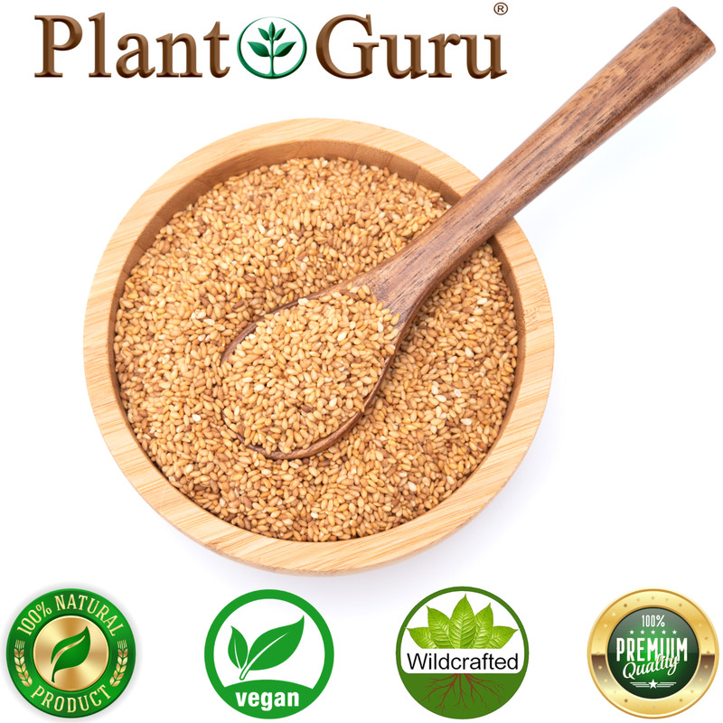 Toasted Sesame Seeds Whole Raw 100% Pure Natural Non-GMO, Kosher, Vegan Bulk