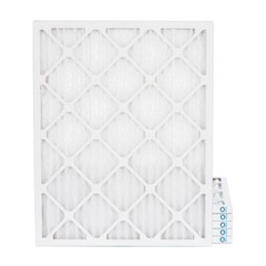 16x20x1 MERV 8 Pleated AC Furnace Air Filters. 6 Pack. Made in USA