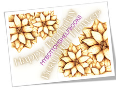 DIGITAL Happy Birthday Beautiful SUN Flower Greeting Cards MBSB-PRINTING REQ’D