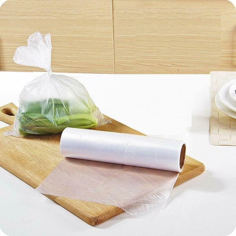 Plastic Produce Clear Bag On Roll Kitchen Food Fruit Storage Vegetable 350/Roll gallery