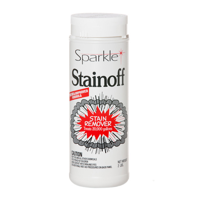 2 LB Sparkle Stainoff Stain Remover Swimming Pools Treats 20,000 Gallons – 3075