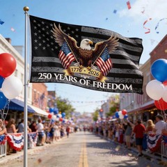 250 America Flag, 3X5 Ft, USA 250Th Anniversary Patriotic Design,1776-2026 100D