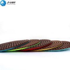 5Pcs 4″ Copper Diamond Polishing Pads Grinding Wheel for Granite Concrete Stone