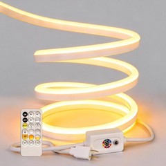 16.4Ft LED Strip Lights,Cuttable Dimmable Linkable Waterproof with Remote
