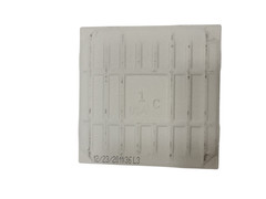 Light Green Ceramic Tile 4.25 in Subway Square Vintage Mid Century Modern Retro
