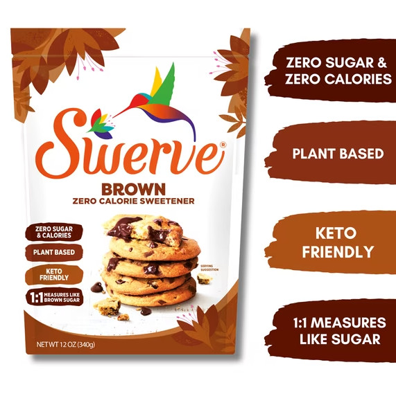 Swerve Ultimate Sugar Replacement Sweetener, Brown Sugar Substitute, Zero Calori