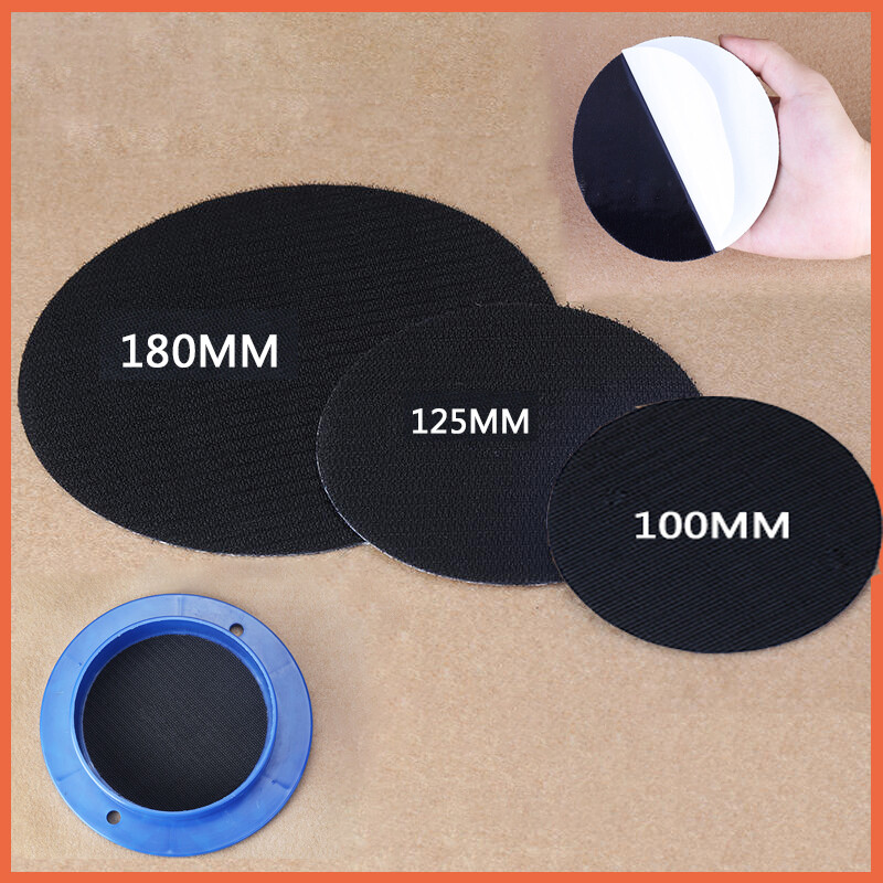 100/125/180mm Self Adhesive Backed Disc Pad For Hook Loop Sanding Discs 5″ 6″ 7″