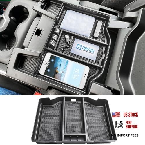 Full Center Console Organizer Compatible with 2019-2023 2024 2025 2026 Black