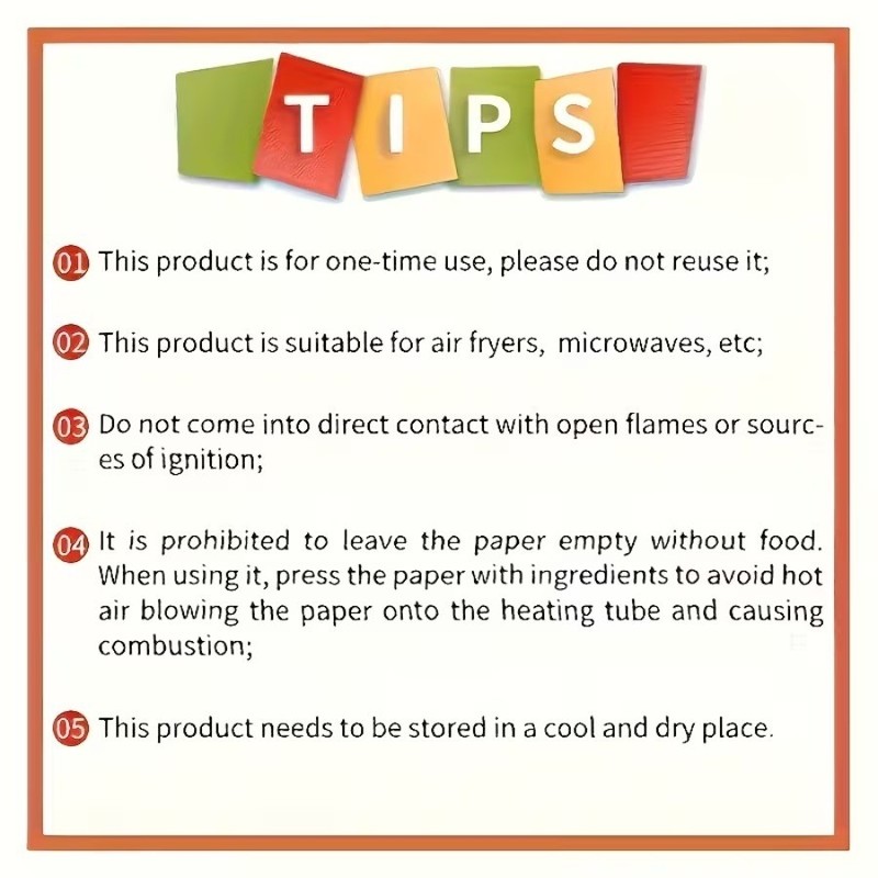 100 Pack Non-Stick Air Fryer Disposable Non-stick Baking Parchment Paper Liners gallery