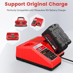 2PACK For Milwaukee for M18 8.0AH Battery Lithium Extended Capacity 48-11-1860
