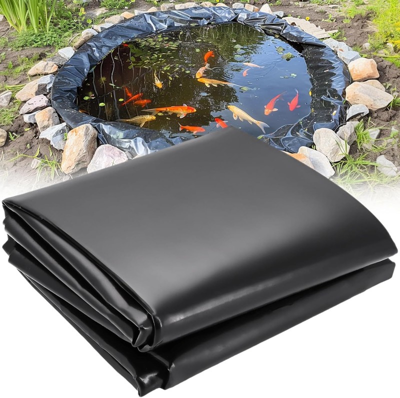26*33FT 8mil Fish Pond Liner PVC Membrane Reinforced Gardens Pools Landscaping