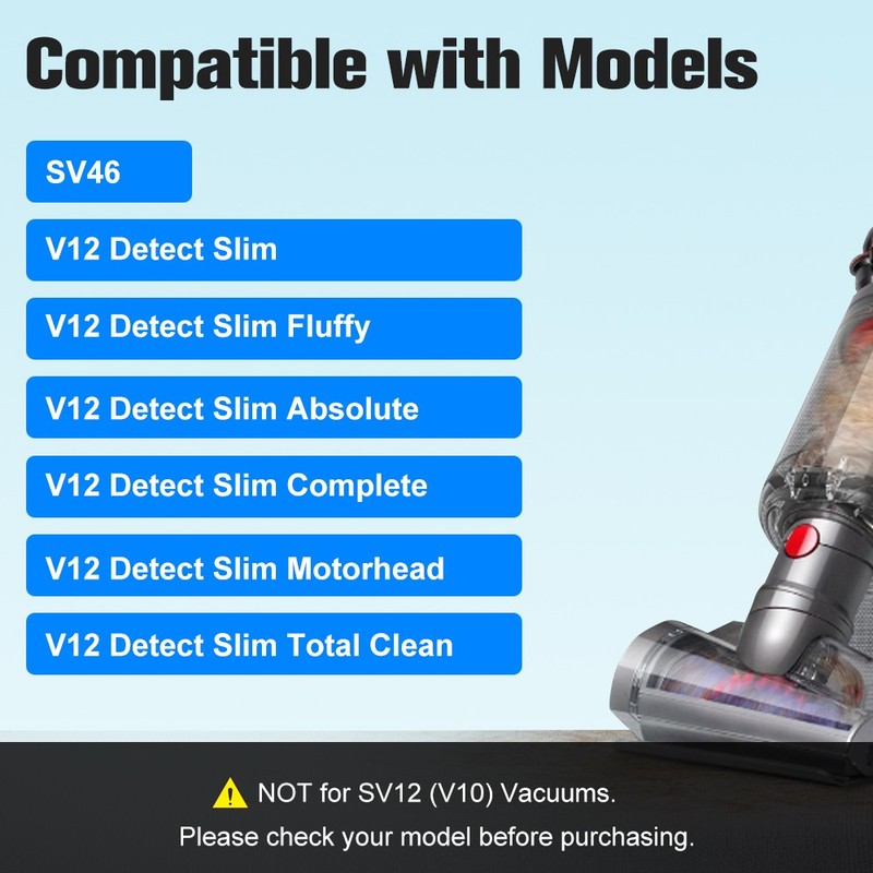 6/9.0AH For Dyson V12 Detect Slim Absoulte Vacuum Battery Replacement 965470-01 gallery