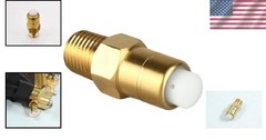 Compact Brass Thermal Relief Valve 0.7 x 0.7 x 1.9 Inches – For Pressure Washers