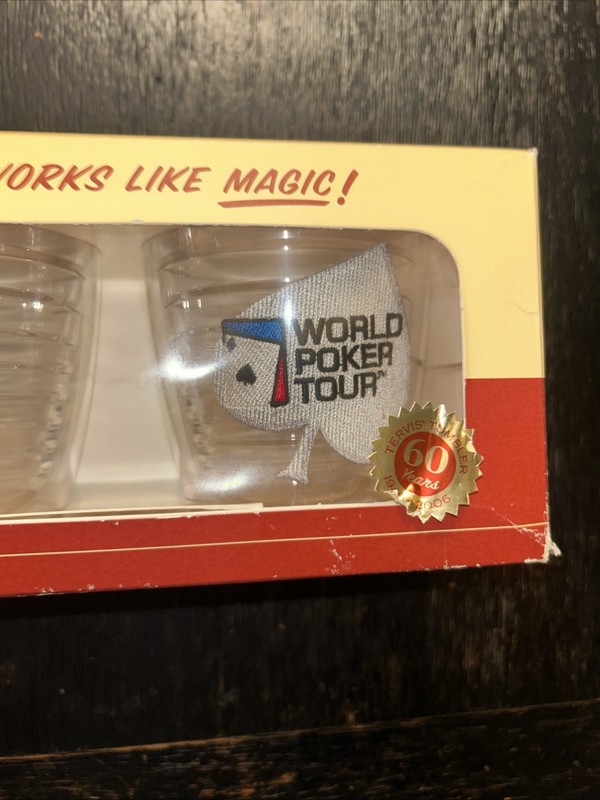 Tervis "World Poker Tour" 12oz Tumbler - Boxed Set of 4 Bourbon Whiskey gallery