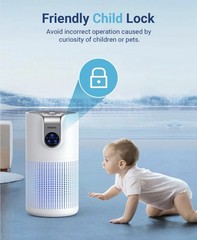 MOOKA HEPA Air Purifier 1500sq.ft Aromatherapy 15dB M03 HEPA H13 Filter 437Sq FT