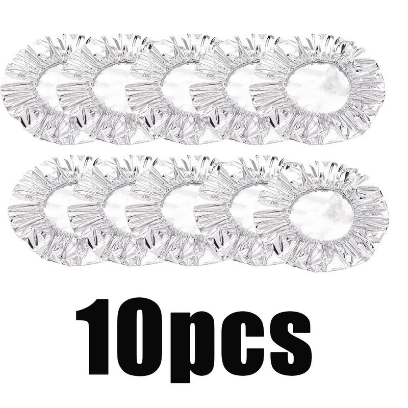 Reusable Aluminum Foil Bowl Covers 10-60PCS Heat Insulation Food Cover Lids
