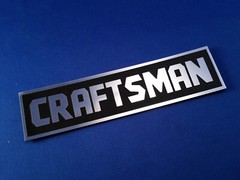 Handmade Laser-etched Toolbox Emblem – Craftsman