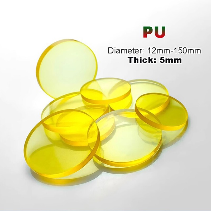 5mm Thick Round Polyurethane PU Disc Discs Damping Pads Sheet | Φ 12mm-100mm