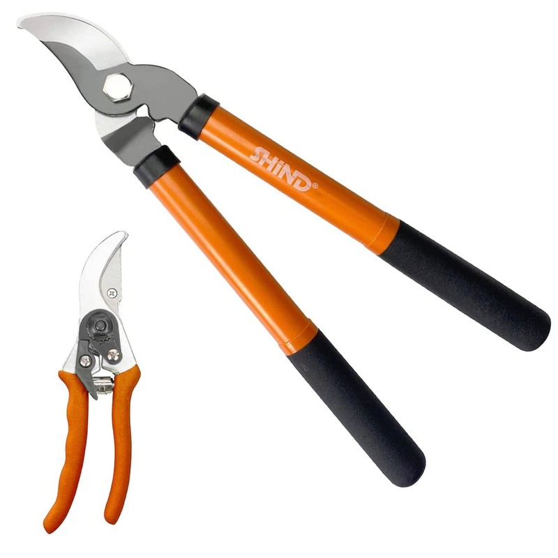 SHIND Bypass Lopper Lightweight and durable garden Clippers and Manual heavy-…