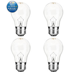 Appliance Oven Light Bulb A15 40W High 1.9 inches x 3.3 inches, Yellow