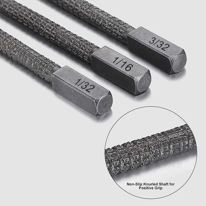 4 Piece Nail Setter & Center Punch Set 4" Wood Metal Super Impact Resistance USA gallery