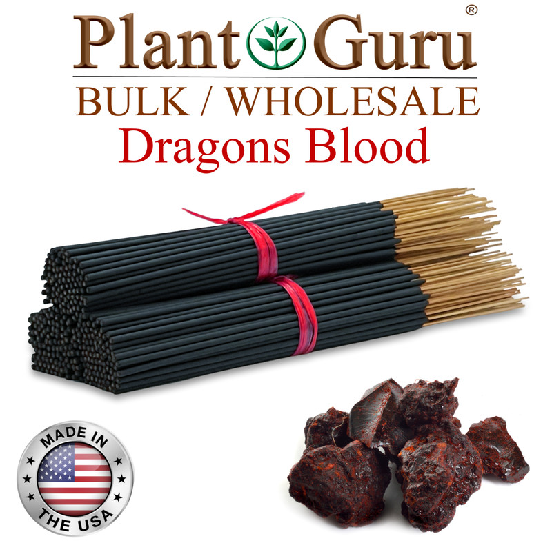DRAGONS BLOOD Incense Sticks 11″ Bulk Pack Wholesale Hand Dipped Lot