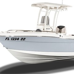 Boat Registration Numbers & Letters 2 Pack Custom 3″ Boat & Jetski Stickers 1CL