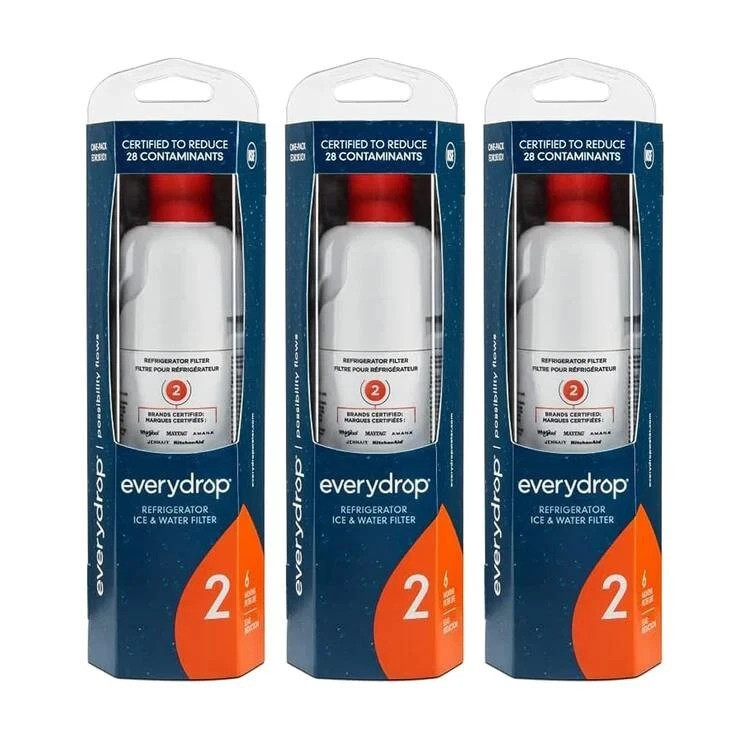 NEW PACK of 3 KAD²2RXD1 WHR²2RXD1 Filter 2 9082 Refrigerator Ice Replacement US