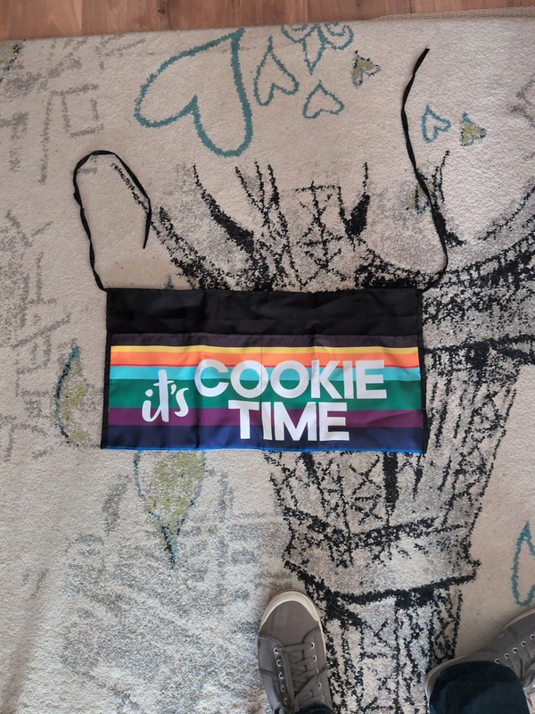 Girl Scouts It’s Cookie Time Colorful Apron Authentic