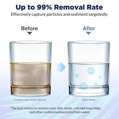 1-10 Pack 1/5 Micron 20″x4.5″ Big Sediment Water Filter Whole House Replacement