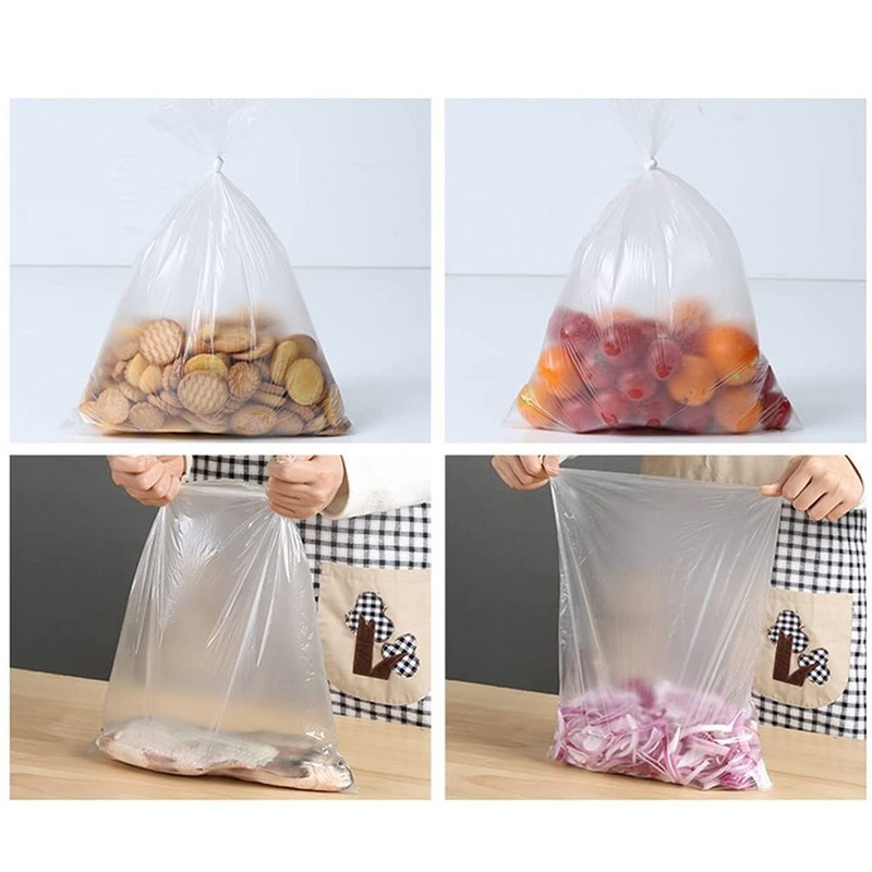 Plastic Produce Clear Bag On Roll Kitchen Food Fruit Storage Vegetable 350/Roll gallery