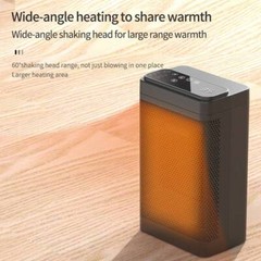 1500W Portable Electric Heater for Indoor Bedroom PTC Ceramic Heater with Remote